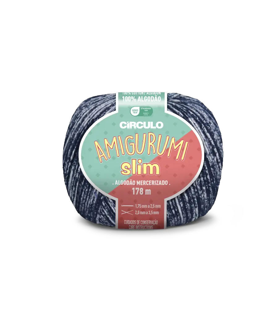 8736 AMIGURUMI SLIM  (100%% бавовна ,70 г, 178 м ). Каталог товарів. Вязання. Пряжа Circulo