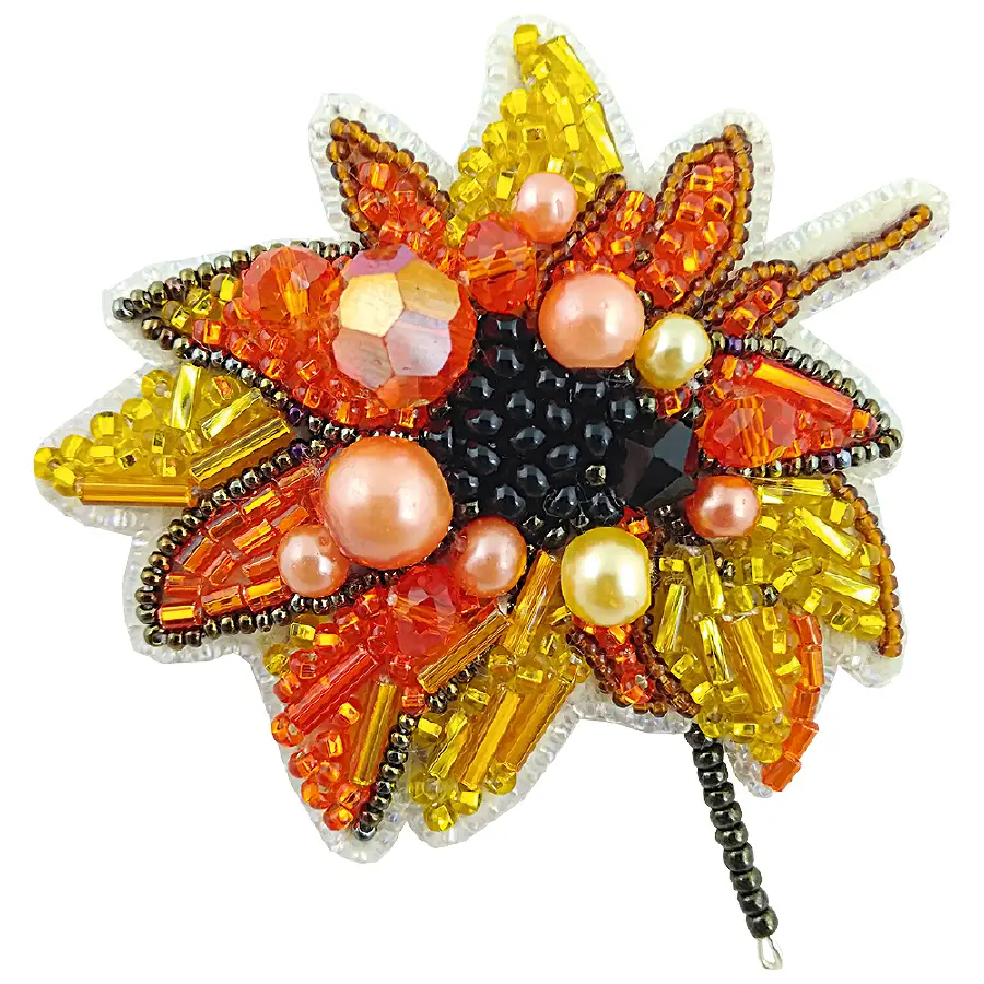 БП-228 Набор для изготовления броши Crystal Art "Подсолнух". Catalog. Kits