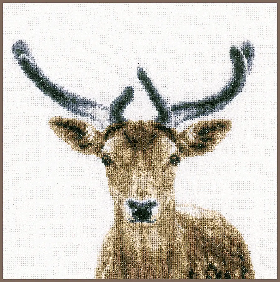 PN-0166708 Набор для вышивки крестом Vervaco Deer "Олень" . Catalog. Kits