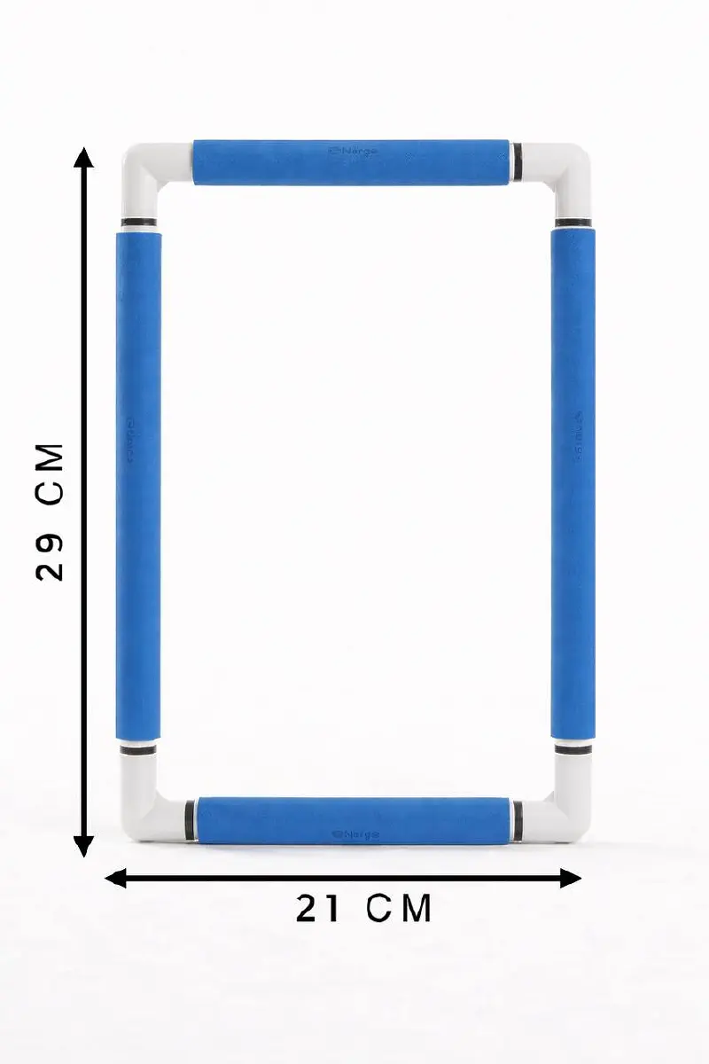 270-3/сині П`яльці з кліпсами Nurge 21х29 см. Catalog. Embroidery and sewing. Tambour