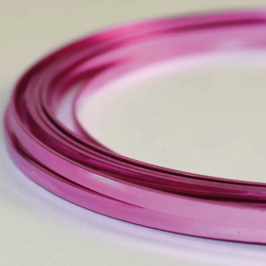 7714 Проволока художественная алюминиевая плоская, цвет №6 лавандовый. Каталог товарів. Інструменти та фурнітура. Декоративний дріт