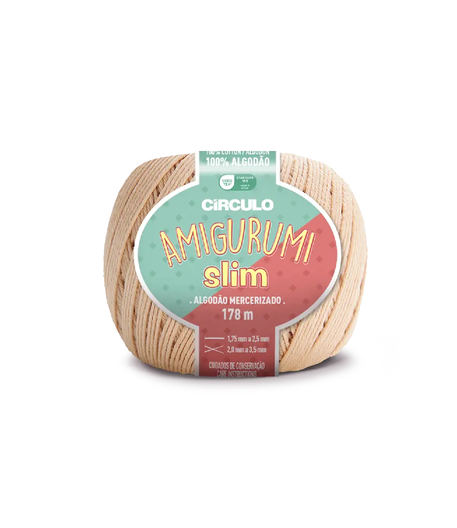 7564 AMIGURUMI SLIM  (100%% бавовна ,70 г, 178 м ). Каталог товарів. Вязання. Пряжа Circulo