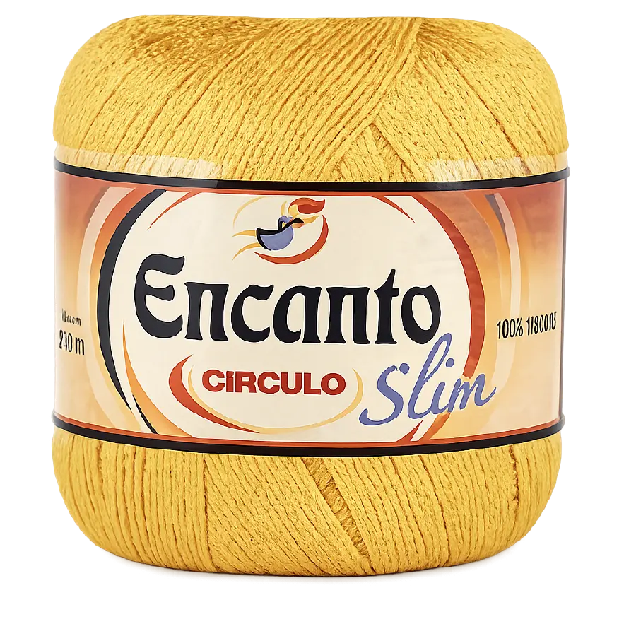 1289 ENCANTO SLIM пряжа (100%% віскоза, 100гр. 240м 6 мот. в уп) насичений відтінок жовтого. Каталог товарів. Вязання. Пряжа Circulo