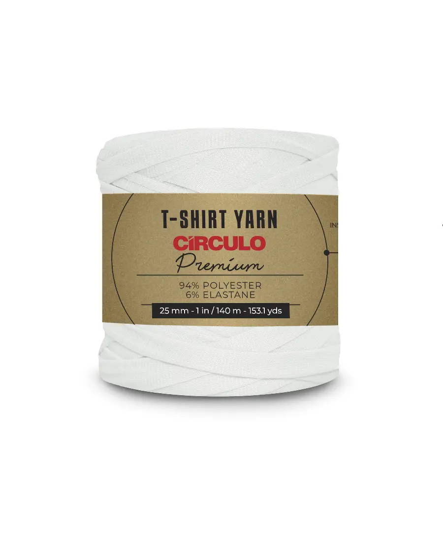 7684 PREMIUM T-SHIRT YARN (94%% поліестер, 6%% еластан, 270гр. 140м). Каталог товарів. Вязання. Пряжа Circulo