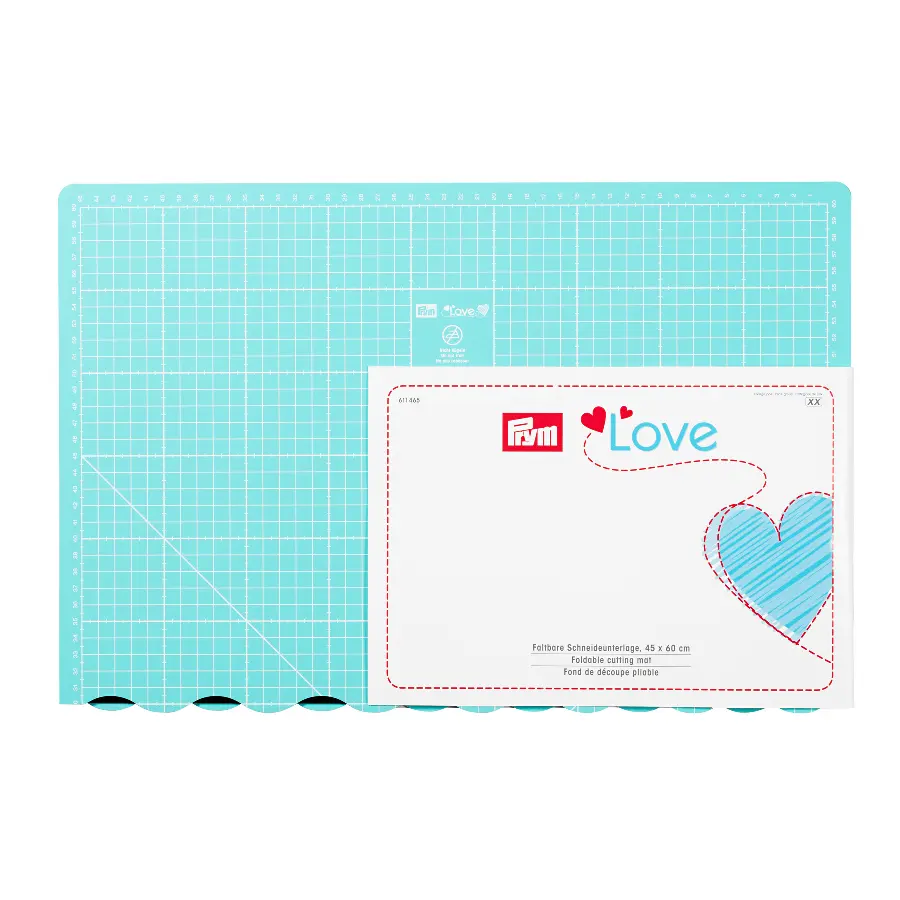 611465 Коврик для резки складной 45x60см, Prym Love. Каталог товарів. Вишивання/Шиття. Фурнітура Prym