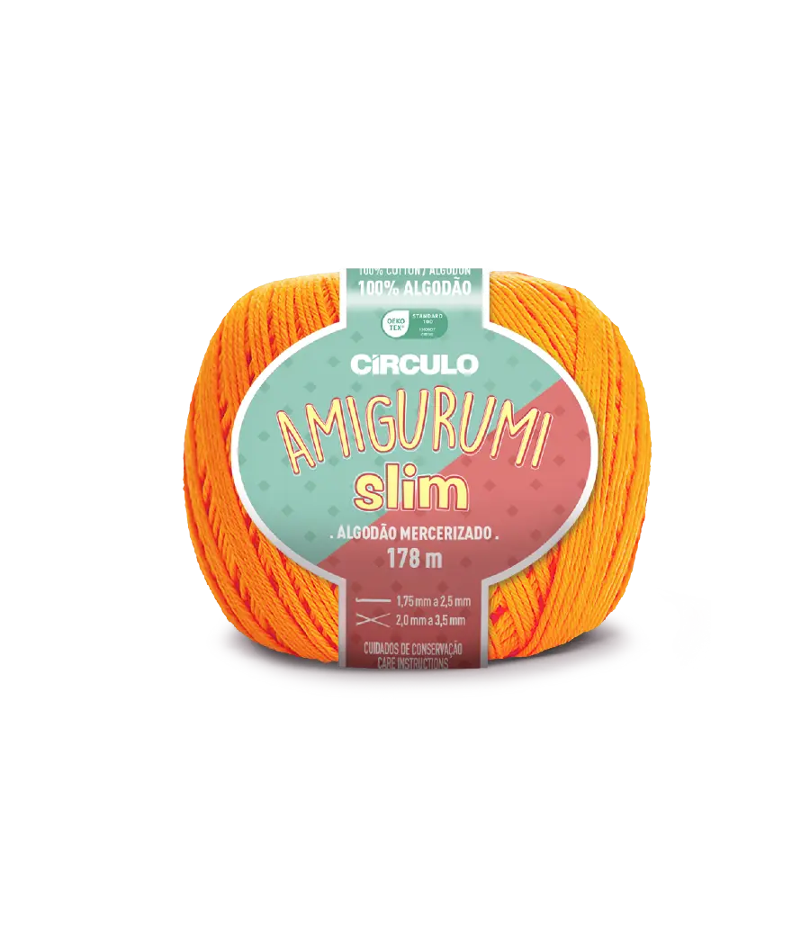 4456 AMIGURUMI SLIM  (100%% бавовна ,70 г, 178 м ). Каталог товарів. Вязання. Пряжа Circulo