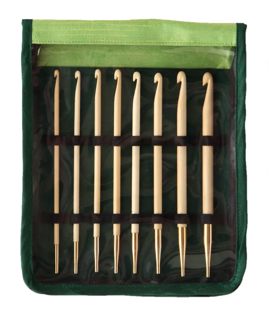 22550 Набор крючков съёмных Bamboo KnitPro. Каталог товарів. Вязання. Набори спиць та крючків