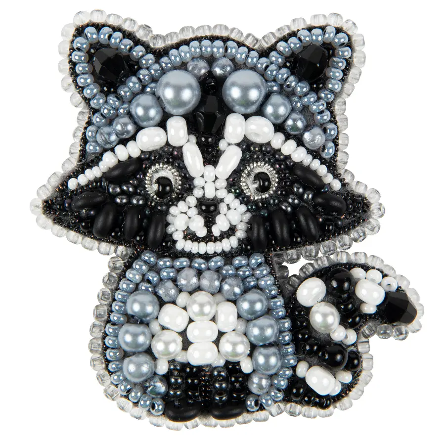 БП-347 Набор для изготовления броши Crystal Art "Енот". Catalog. Kits