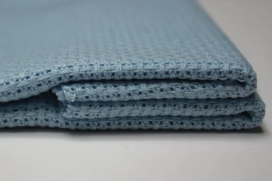 Канва для вышивания Арт.45 К4 голубая, 100%% хлопок, 50х50см. Каталог товарів. Вишивання/Шиття. Тканини