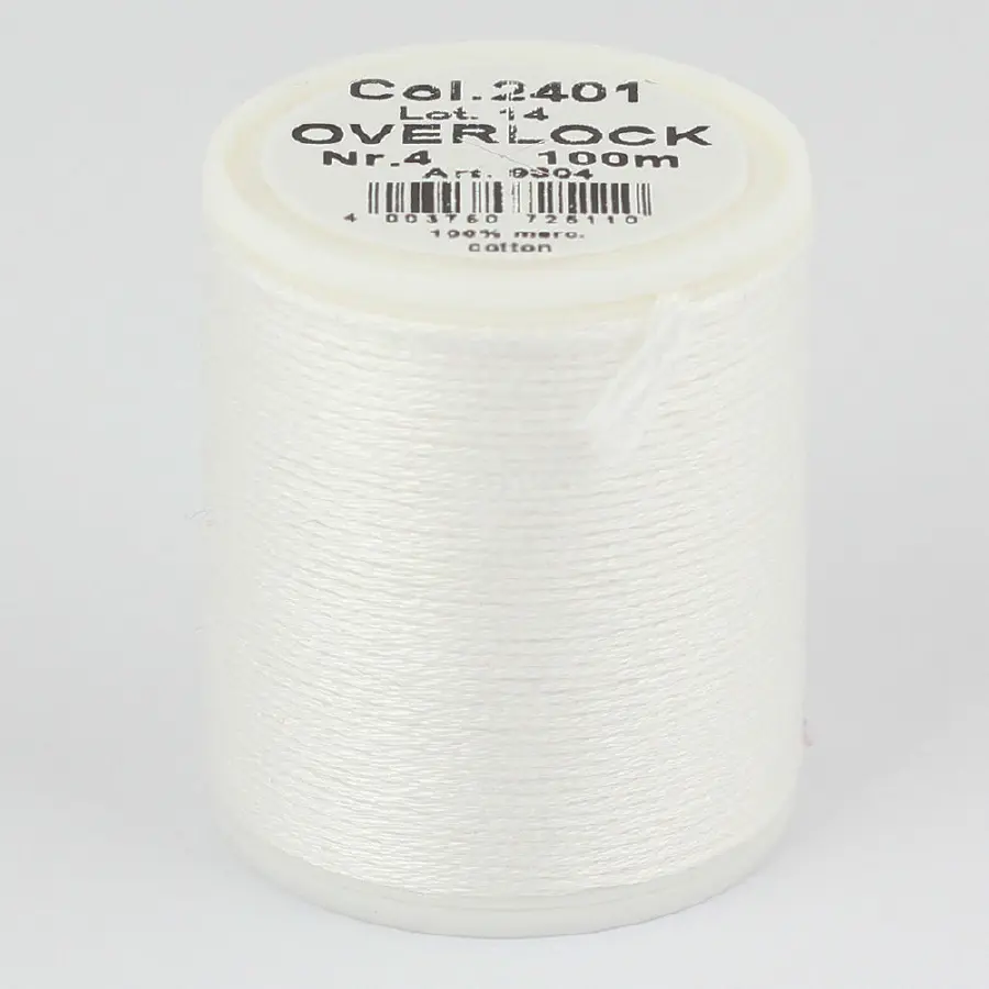 2401/9304 COTONA №4 100%% египетский хлопок Гиза, 100 м. Каталог товарів. Вишивання/Шиття. Продукція Madeira. Нитки