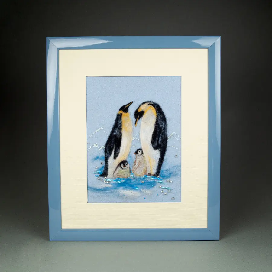 Набор для валяния картины Чарівна Мить В-82 "Счастливая семья". Catalog. Kits