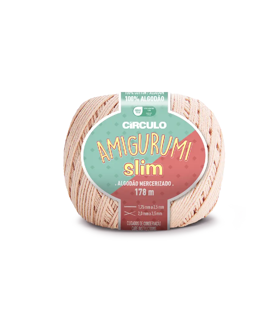 7563 AMIGURUMI SLIM  (100%% бавовна ,70 г, 178 м). Каталог товарів. Вязання. Пряжа Circulo