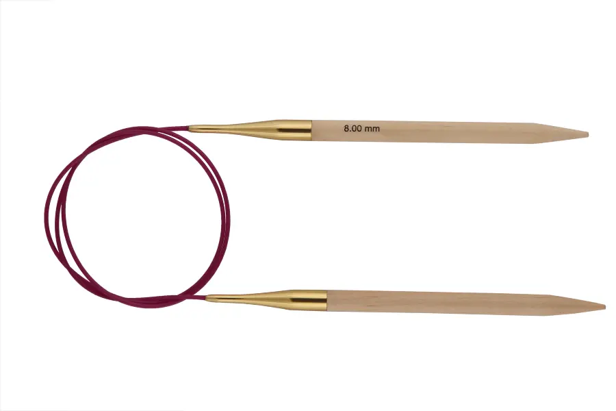 35315 Спицы круговые Basix Birch Wood KnitPro, 40 см, 8.00 мм. Каталог товарів. Вязання. Спиці