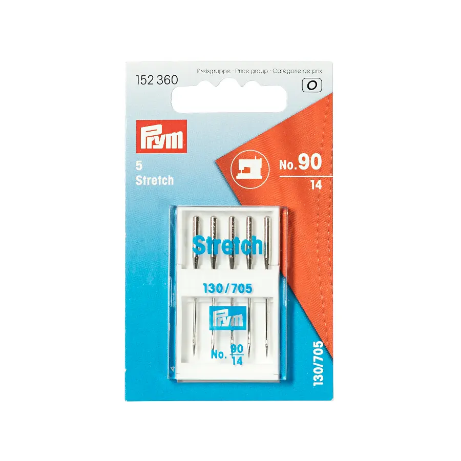 152360 Иглы для швейных машин 130/705 "Стрейч" 90, Prym. Каталог товарів. Вишивання/Шиття. Голки
