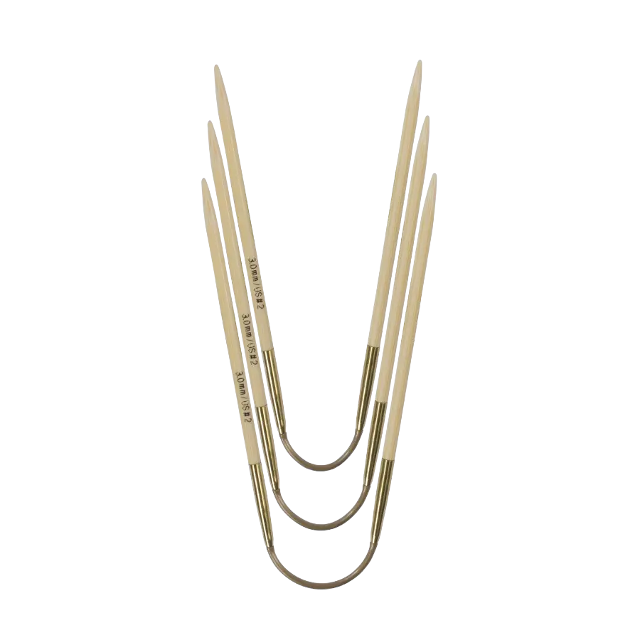 560-2 (24см/2,25мм) Набір спиць Crasy Trio з бамбуку, короткі, Addi. Каталог товарів. Вязання. Спиці