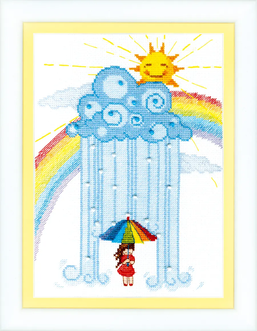 ВТ-178 Набор для вышивания крестом Crystal Art "Радуга". Catalog. Kits