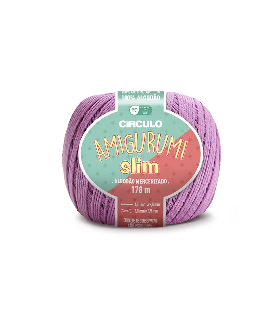6161 AMIGURUMI SLIM  (100%% бавовна ,70 г, 178 м ). Каталог товарів. Вязання. Пряжа Circulo