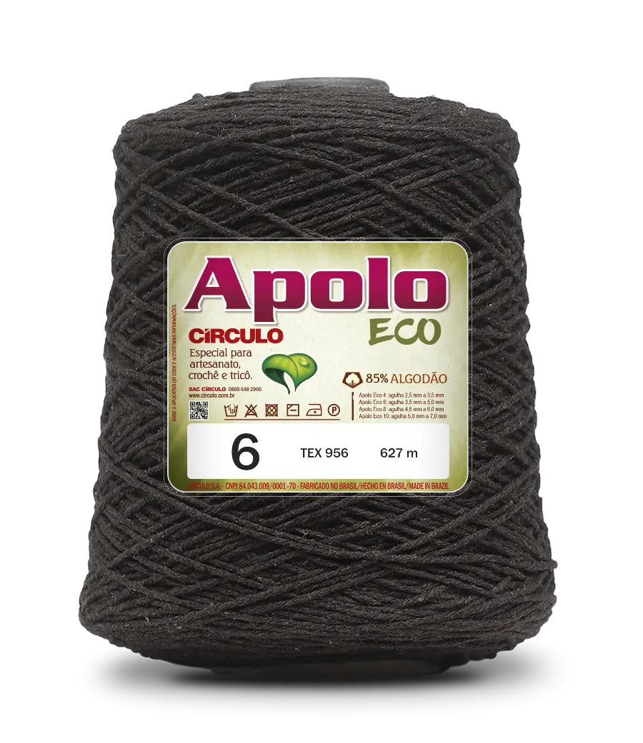 7311 APOLO ECO 6 пряжа (85%% бавовна, 15%% волокна, 600гр, 627м 1шт). Каталог товарів. Вязання. Пряжа Circulo