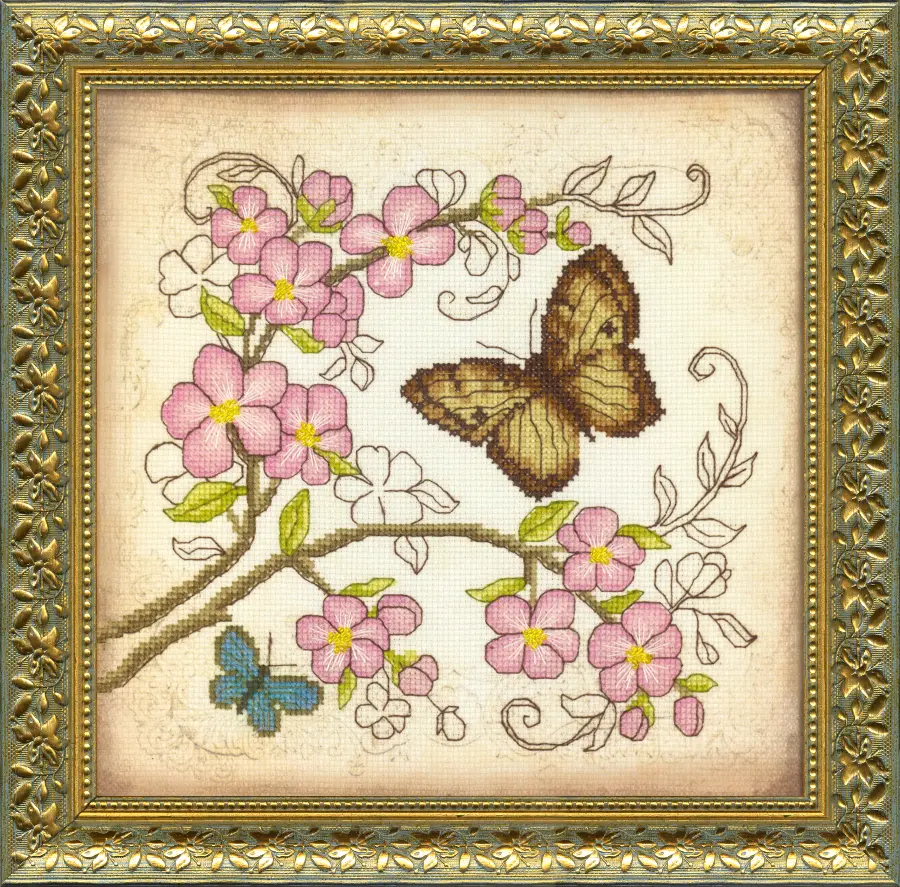ВТ-511 Набор для частичной вышивки крестиком Crystal Art "Очарование весны". Catalog. Kits