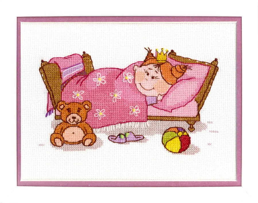 ВТ-030 Набор для вышивания крестом Crystal Art "Маленькая принцесса". Catalog. Kits