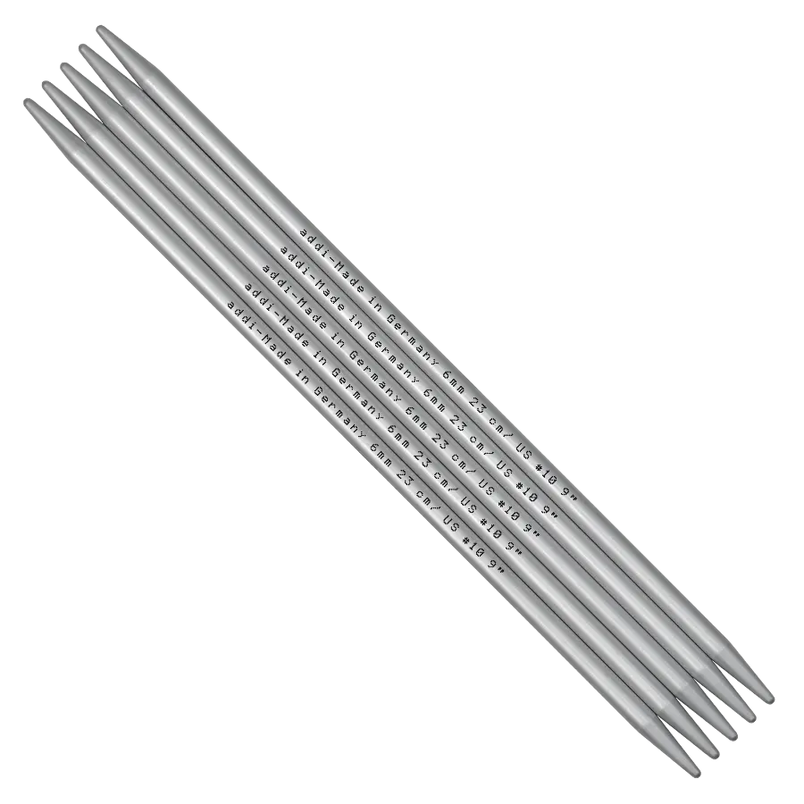 201-2 (23см/7,0мм) Панчішні спиці надлегкі/алюміній, Addi. Catalog. Knitting. Needles