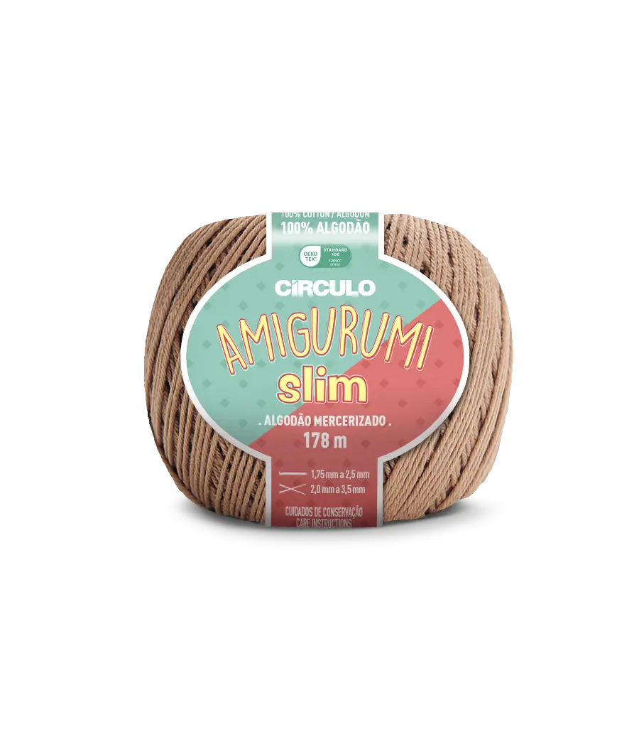 7625 AMIGURUMI SLIM  (100%% бавовна ,70 г, 178 м ). Каталог товарів. Вязання. Пряжа Circulo
