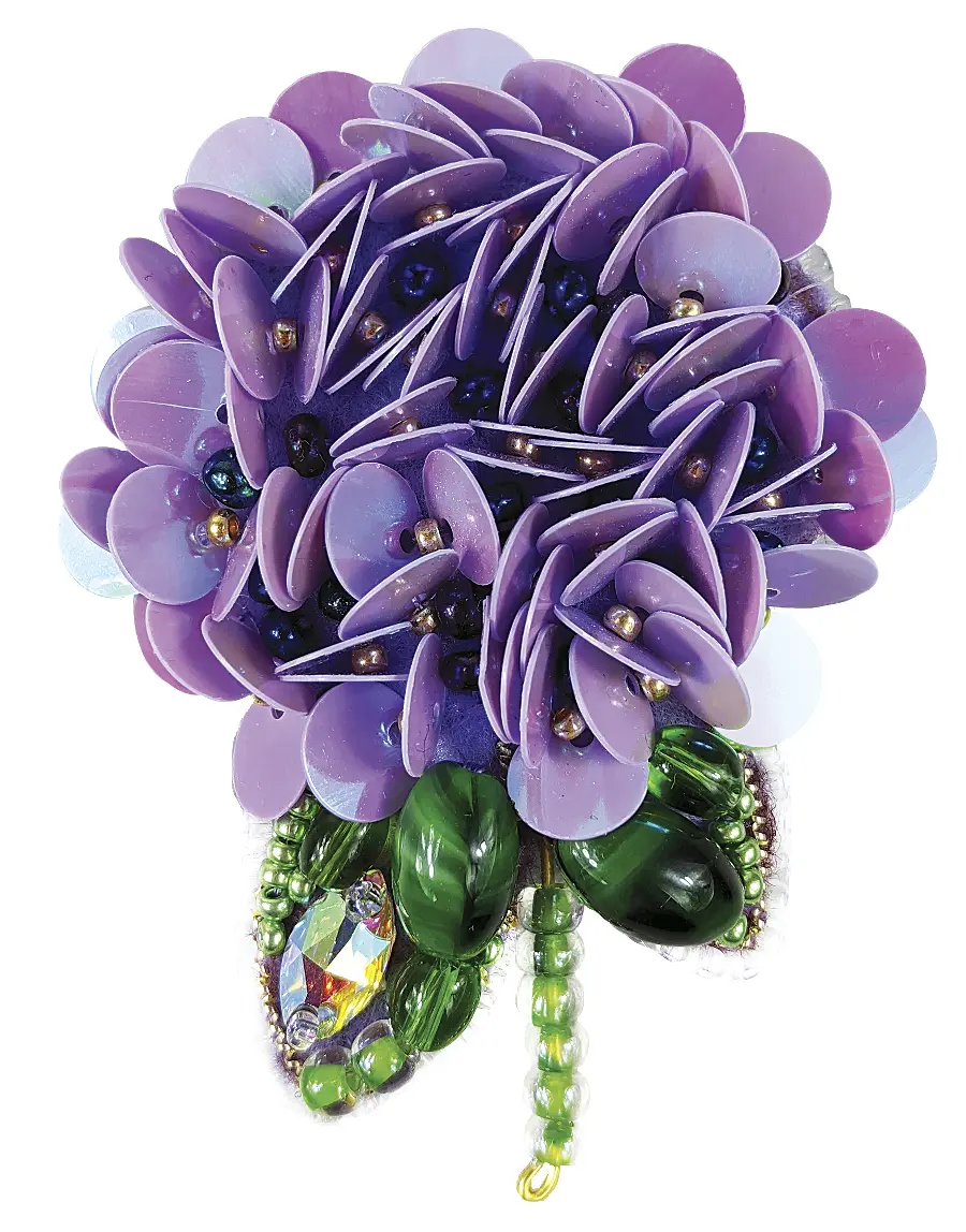 БП-272 Набор для изготовления броши Crystal Art "Гортензия". Catalog. Kits