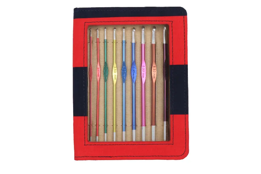 47480 Набор алюминиевых крючков Zing KnitPro. Catalog. Knitting. Needle and crotchet kits