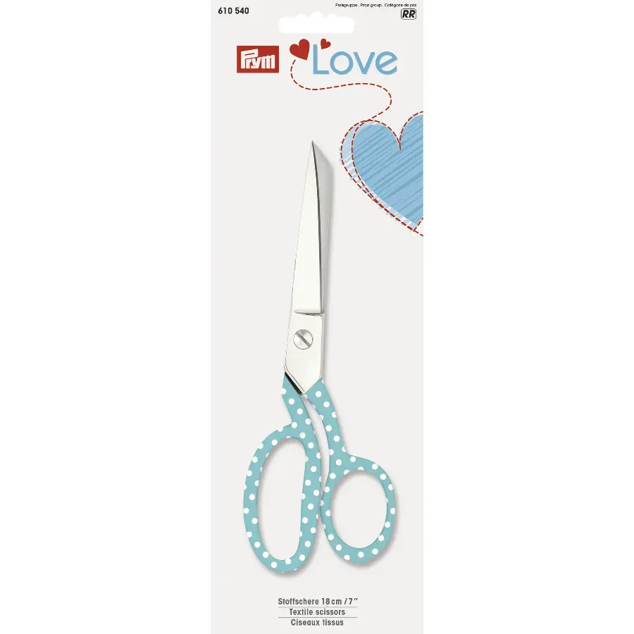 610540 PL Ножницы для ткани «Prym Love» 18см . Каталог товарів. Вишивання/Шиття. Ножиці