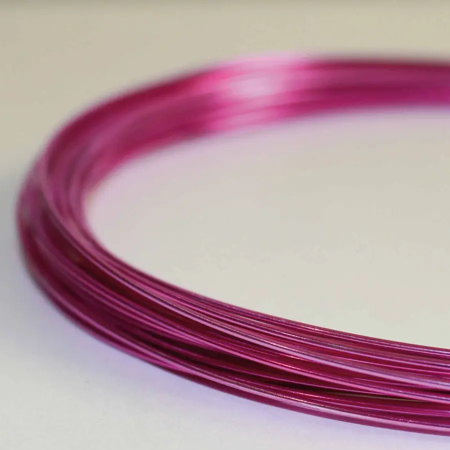 7702 Проволока художественная алюминиевая круглая диаметр 1,5 мм, цвет №6 лавандовый. Каталог товарів. Інструменти та фурнітура. Декоративний дріт