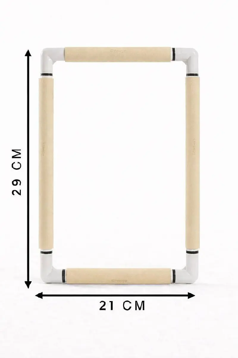 270-3/бежеві П`яльці з кліпсами Nurge 21х29 см. Catalog. Embroidery and sewing. Tambour