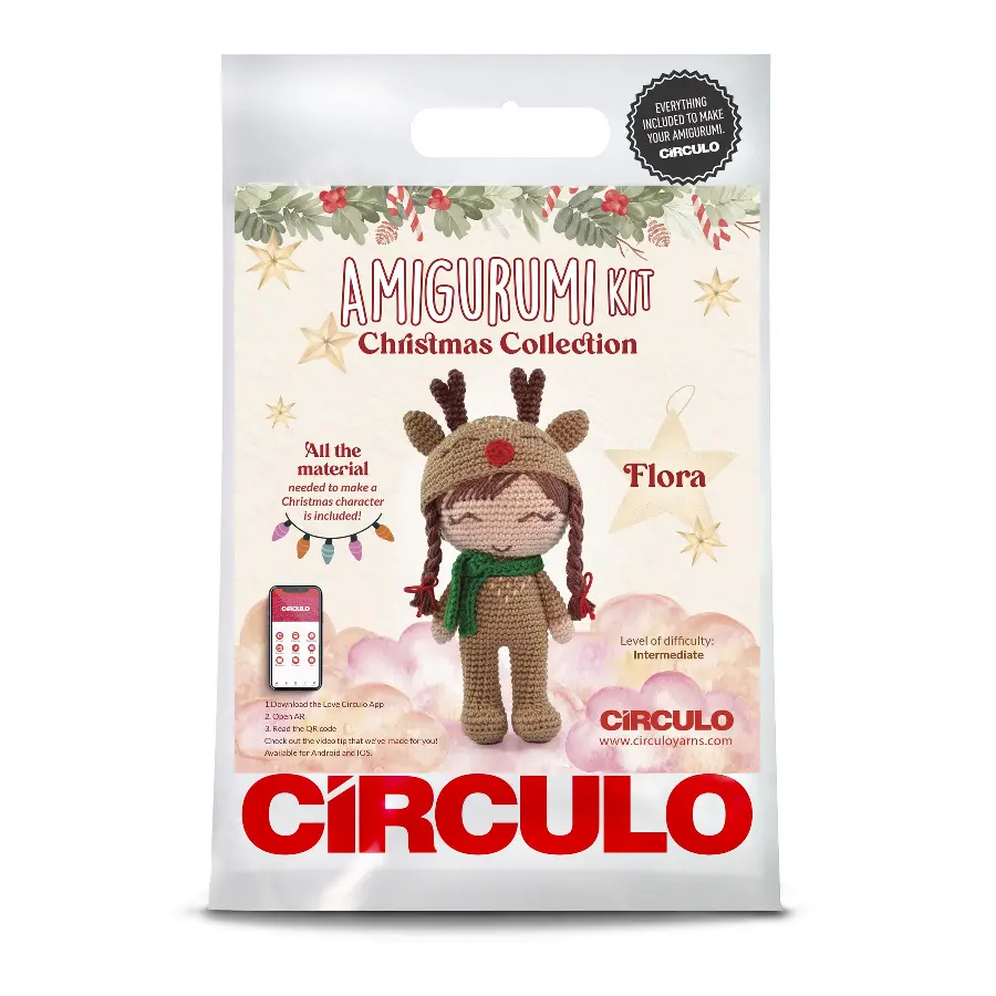 6 AMIGURUMI KIT - CHRISTMAS  (100%% бавовна). Каталог товарів. Набори