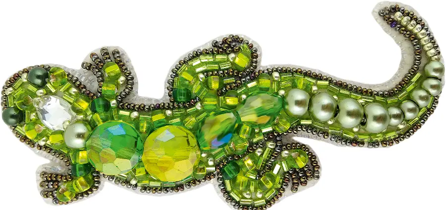 БП-227 Набор для изготовления броши Crystal Art "Ящерица". Catalog. Kits