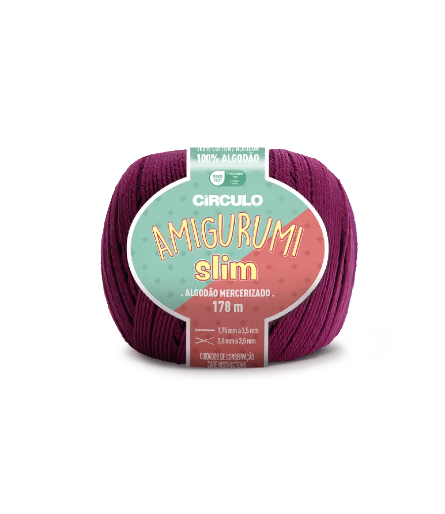 3154 AMIGURUMI SLIM  (100%% бавовна ,70 г, 178 м ). Каталог товарів. Вязання. Пряжа Circulo