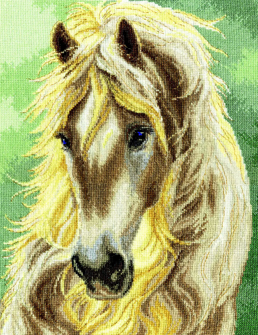 ВТ-263 Набір для вишивки хрестиком Crystal Art Златогривий (мад.. цв.). Catalog. Kits