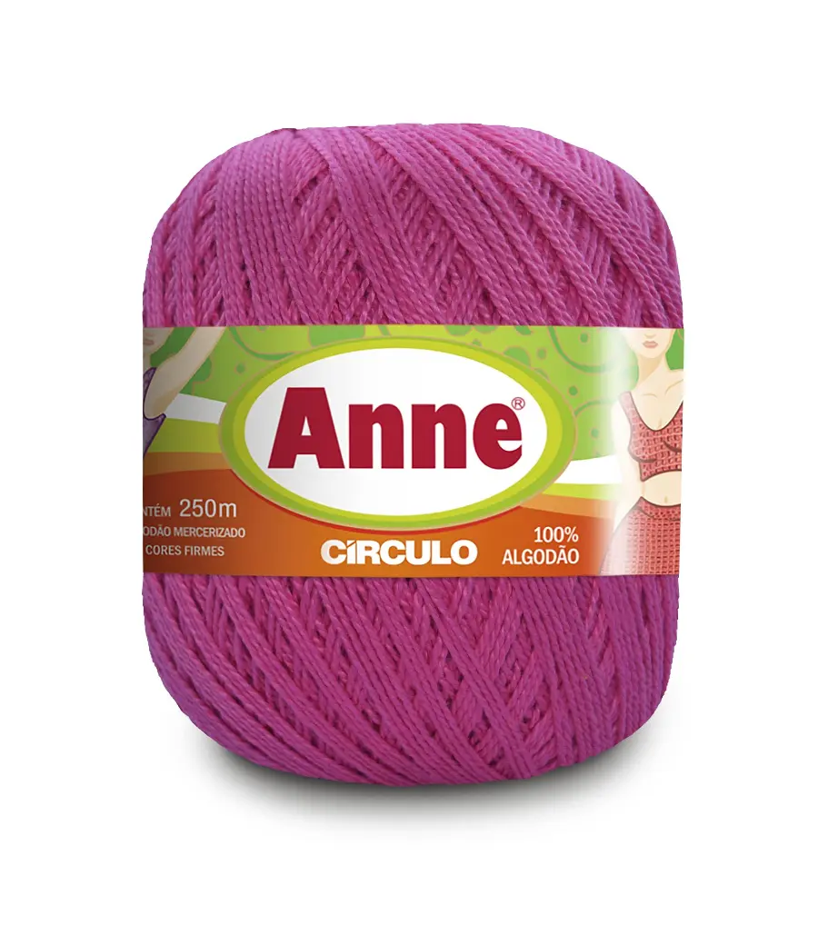 3839 ANNE (100%%мерс.бавовна, 74гр. 250м). Каталог товарів. Вязання. Пряжа Circulo